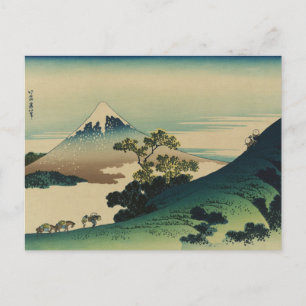 Carte Postale Koshu Inume-Toge par Hokusai