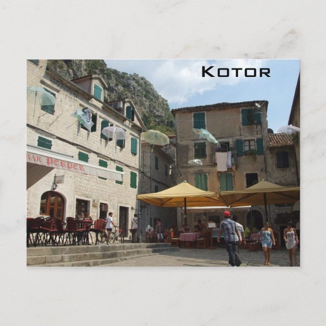 Carte Postale Kotor (Devant)