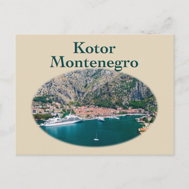 Carte Postale Kotor, Monténégro : Stari Grad (Devant)