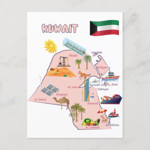 Carte Postale Koweït destinations touristiques