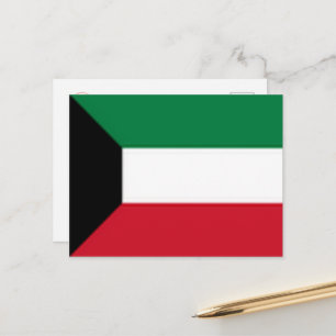 Carte Postale Koweït - Drapeau -