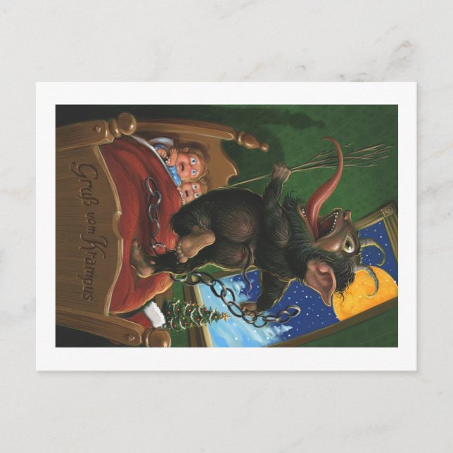Carte postale Krampus (Devant)