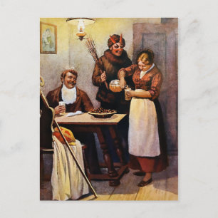 Carte Postale Krampus victorien