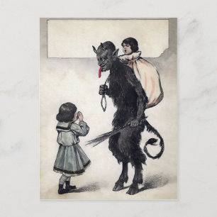 Carte Postale Krampus vintage