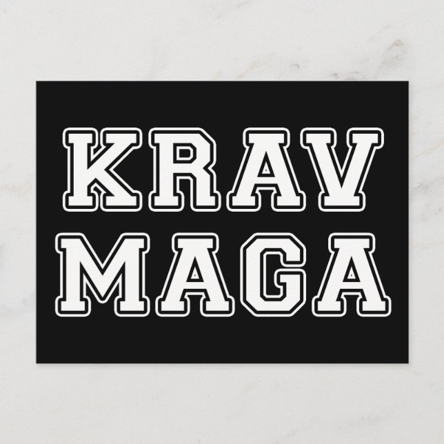 Carte Postale Krav Maga (Devant)