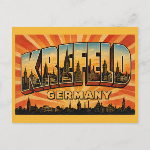 Carte Postale Krefeld Allemagne Villas Bauhaus