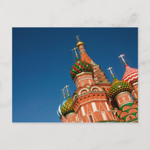 Carte Postale Kremlin, Vasiliy Blessed Moscou, Russie