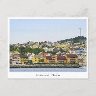 Carte Postale Kristiansund Norvège