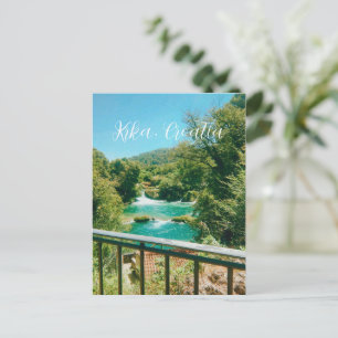 Carte Postale Krka, Croatie Cascade Voyage Souvenir
