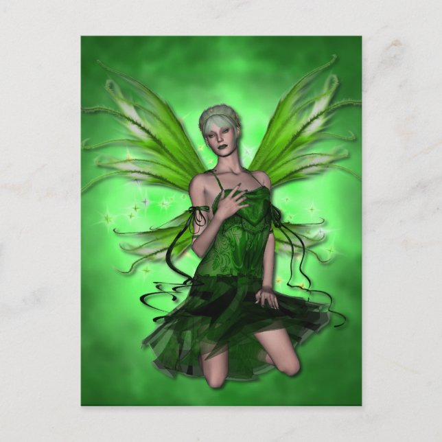 Carte Postale KRW Absinthe La Fée Verte (Devant)