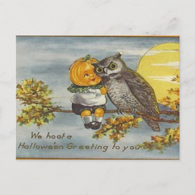 Carte postale KRW Vintage Halloween (Devant)