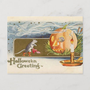 Carte Postale KRW Vintage Halloween Mice