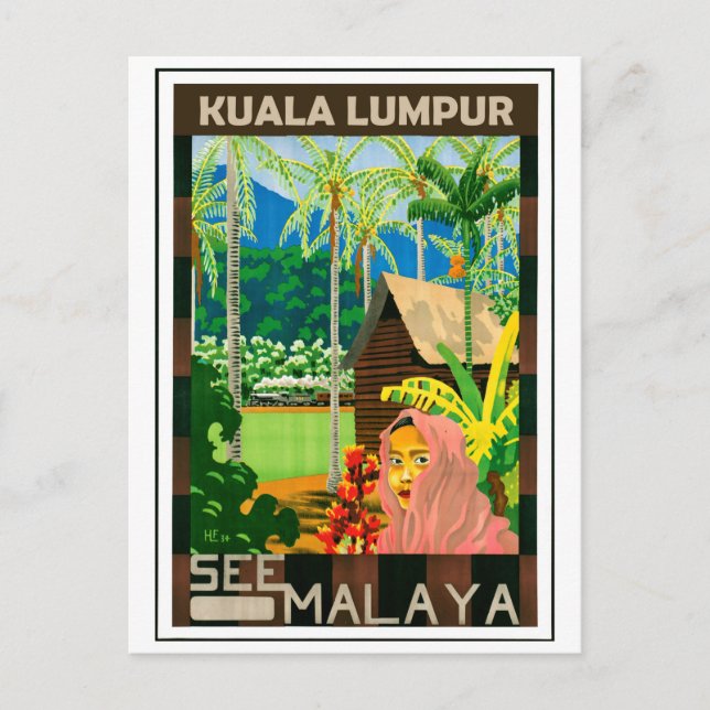 Carte Postale Kuala Lumpur, Malaisie (Devant)