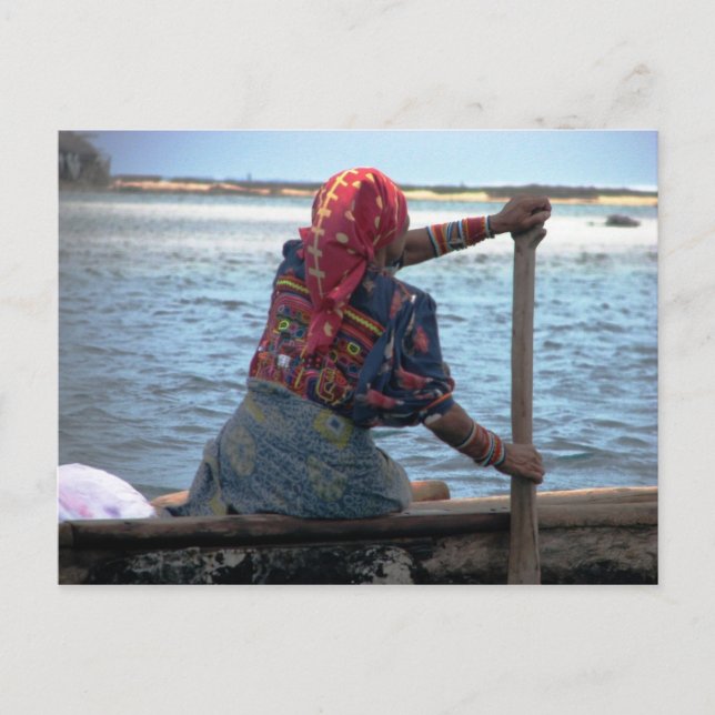 Carte Postale Kuna femme paddulu, East Lemmons, Kuna Yala (Devant)