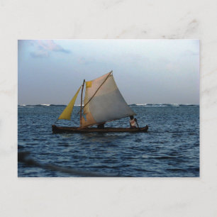 Carte Postale Kuna Ulu, île de Yansaladup, Panama