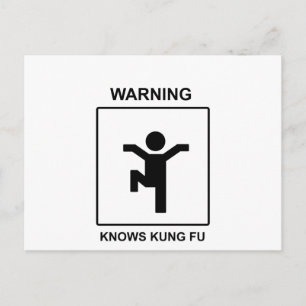 Carte Postale Kung Fu