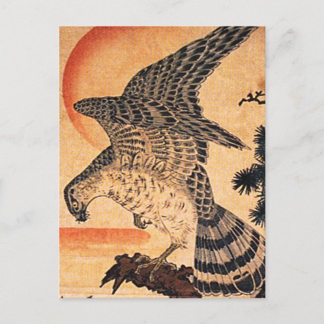 Carte postale Kuniyoshi Hawk (Devant)