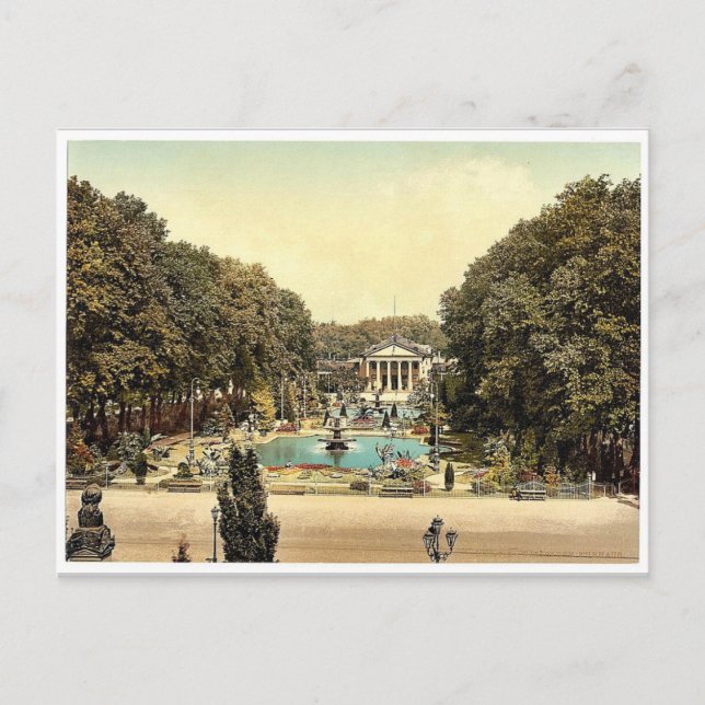 Carte Postale Kurhaus, Wiesbaden, Hesse-Nassau, Allemagne magnif (Devant)