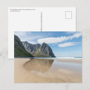 Carte Postale Kvalvika Beach Lofoten