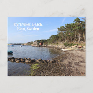 Carte Postale Kykviken Beach, Reso, Suède