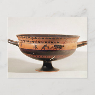 Carte Postale kylix noir