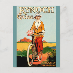 Carte Postale Kynoch Cycyles - Vélo Vintage Poster Art