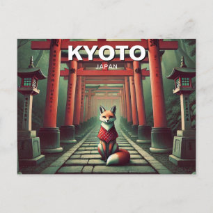 Carte Postale Kyoto Japon Voyage Fushimi Inari Taisha