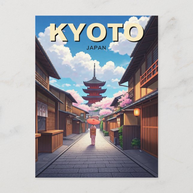 Carte Postale Kyoto Japon Voyage Yasaka Shrine (Devant)