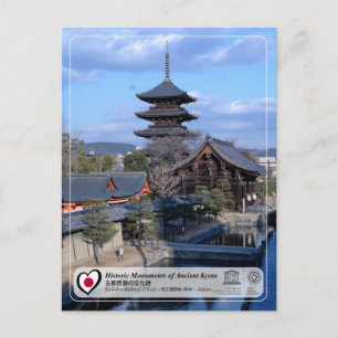 Carte Postale Kyoto Kyo-o-gokoku-ji (To-ji) de l'UNESCO 教 王 護 国 
