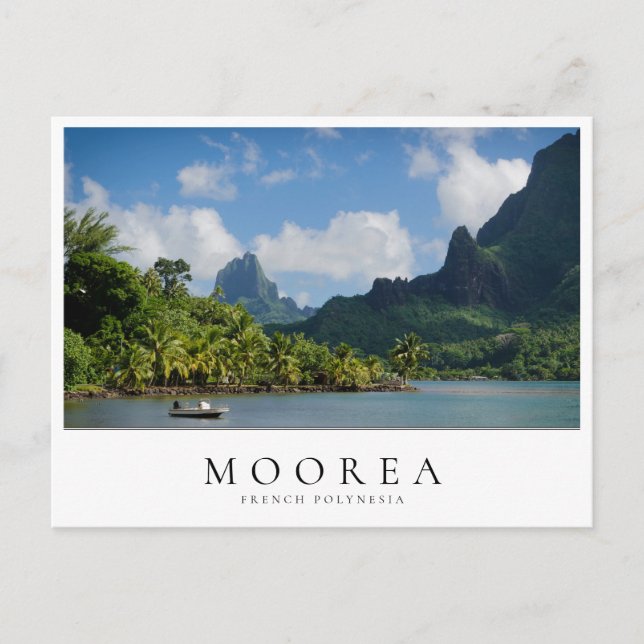 Carte Postale La baie du cuisinier, Moorea en français la (Devant)