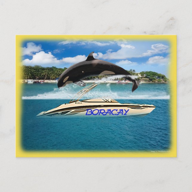 Carte Postale La baleine de plage des Philippines (Devant)