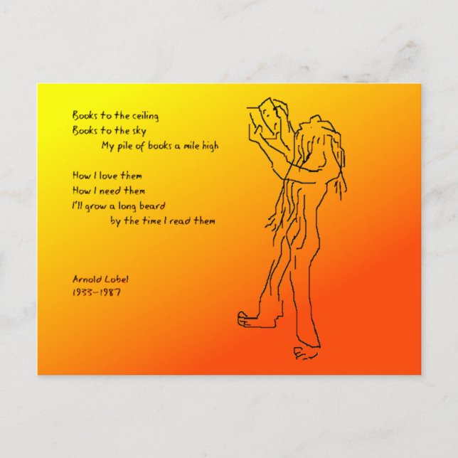 Carte Postale La barbe du lecteur (Devant)