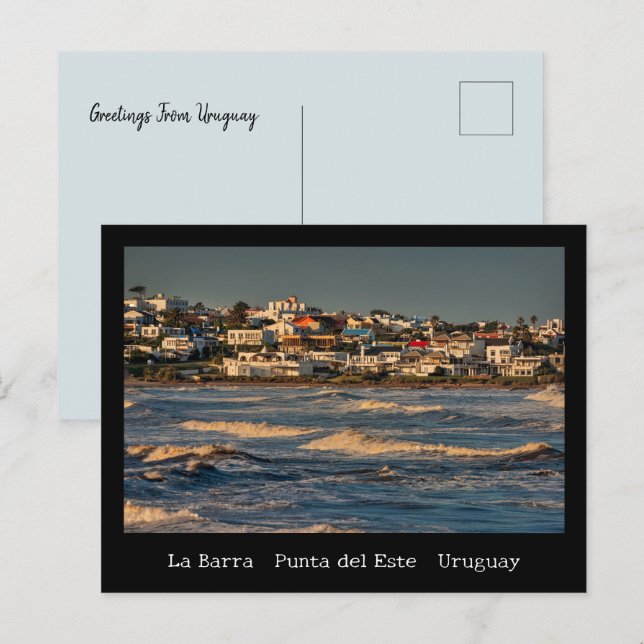 Carte Postale La Barra Punta del Este Uruguay Natural (Devant / Derrière)