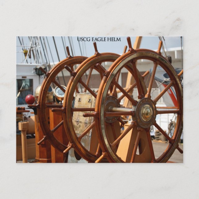Carte Postale La barre, coupeur Eagle d'USCG (Devant)