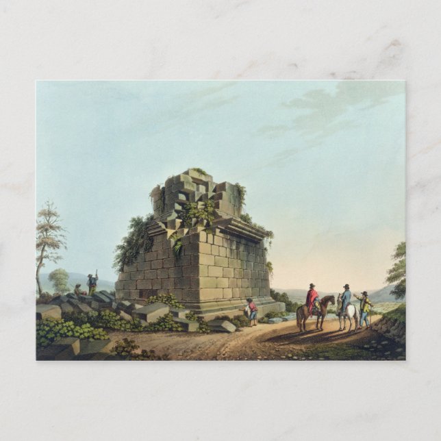 Carte Postale La base d'une column near syracuse, plate (Devant)
