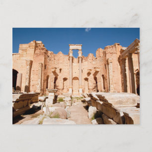 Carte Postale La basilique sévérienne, Leptis Magna, Al Khums 2