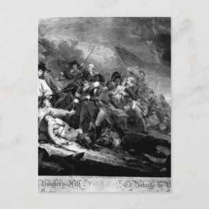 Carte Postale La bataille de Bunker's Hill, près de Boston_War I