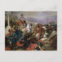 La bataille de Poitiers, remportée par Charles Mar