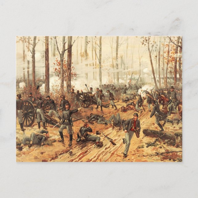 Carte Postale La bataille de Shiloh (Devant)