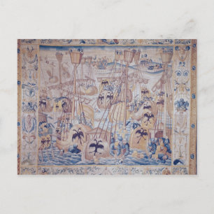 Carte Postale La bataille de Tunis ou Lepanto