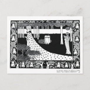 Carte Postale La Beale Isoud à Joyous Gard, illustration de '