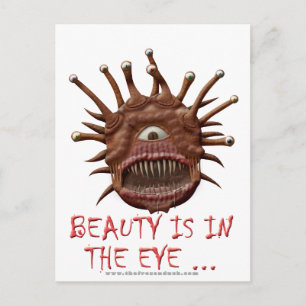 Carte Postale La beauté est dans l'oeil ...
