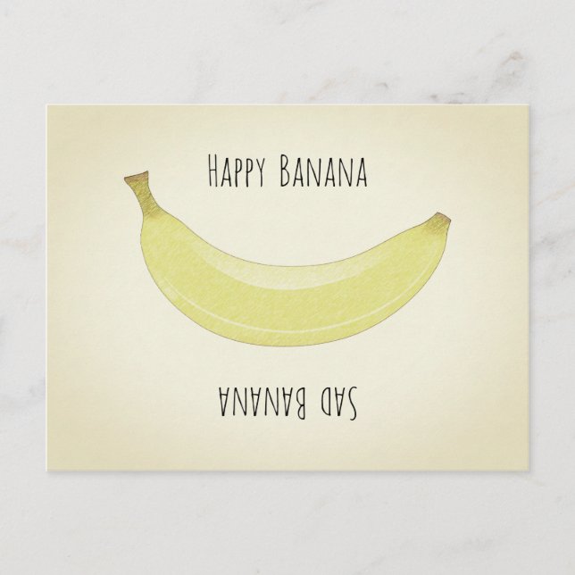 Carte Postale La Belle Banane (Devant)