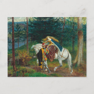 Carte Postale La Belle Dame Sans Merci   Walter Crane