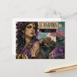 Carte Postale La belle déesse grecque Cassandre