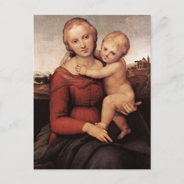 Carte Postale La belle Vierge de Raphaël (Devant)