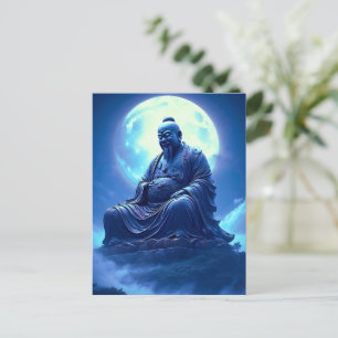 Carte Postale La Bénédiction de la Lune sur la Statue Céleste