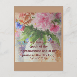 Carte Postale La Bible aide à vous réconforter