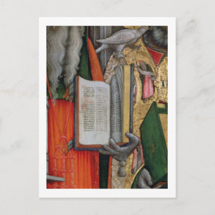 Carte Postale La Bible de Saint Jérôme et la colombe de Saint Gr