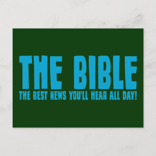 Carte Postale La Bible : la meilleure nouvelle que vous entendre